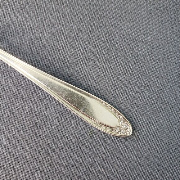 Oneida Bridal Wreath 1915 Community Silverplate Place Oval Soup Tablespoon - Picture 3 of 5